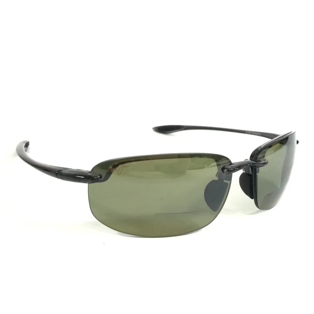 Maui Jim Reading Sunglasses +2.50 HT-807-11 25 Ho'okipa w Green Polarized Lenses